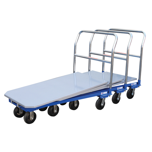Platform Cart, 48" L x 24" W, 1500 lbs. Capacity, Mold-on Rubber Casters Infinity Industrial Services Inc.