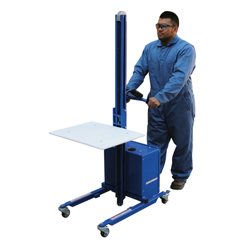 Quick Lift Platform Stacker, Electric Operated, 175 lbs. Capacity, 57" Max Lift Infinity Industrial Services Inc.