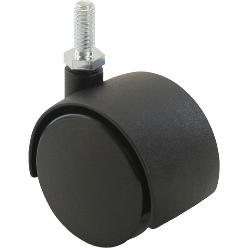 Twin Wheel Caster (300/400 Series), Swivel, 2" (51 mm) Dia., 75 lbs. (34 kg.) Capacity Infinity Industrial Services Inc.