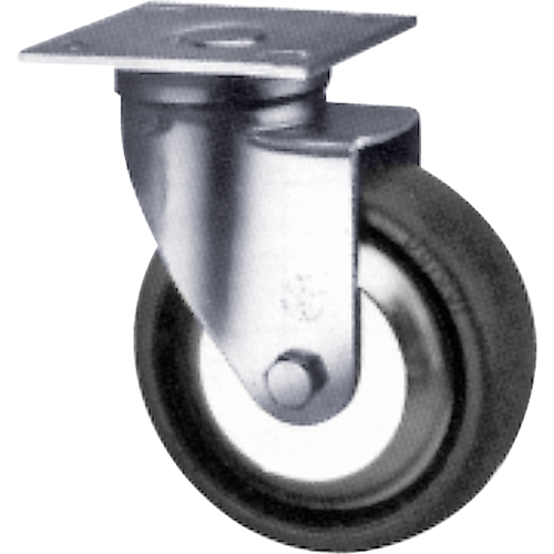 Heavy-Duty Caster, Swivel, 3" (76 mm), Solid Elastomer, 900 lbs. (408 kg.) Infinity Industrial Services Inc.