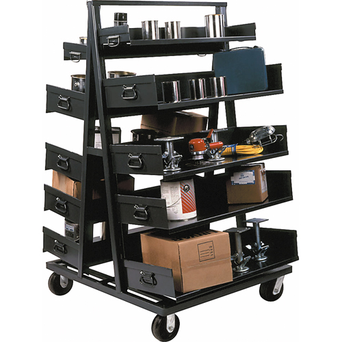 Chariots Adjust-A-Tray, 30" x 38" x 64", Capacit&eacute; 2500 lb Infinity Industrial Services Inc.