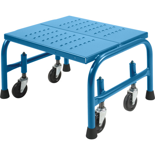 Rolling Step Stand 20 X 16 X 12, 1 Steps, 18" Step Width, 12" Platform Height, Steel Infinity Industrial Services Inc.