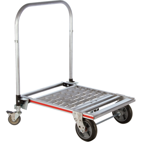 Four Wheel Folding Platform Truck, Aluminum, 750 lbs., 31" L x 23-1/4" W, 39" High Infinity Industrial Services Inc.