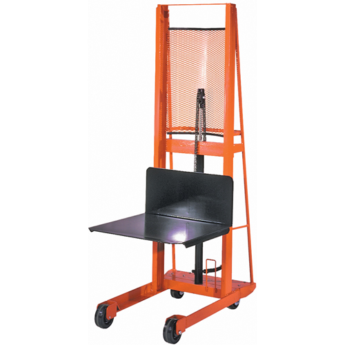 Hydraulic Platform Lift Stacker, Foot Pump Operated, 1000 lbs. Capacity, 80" Max Lift Infinity Industrial Services Inc.