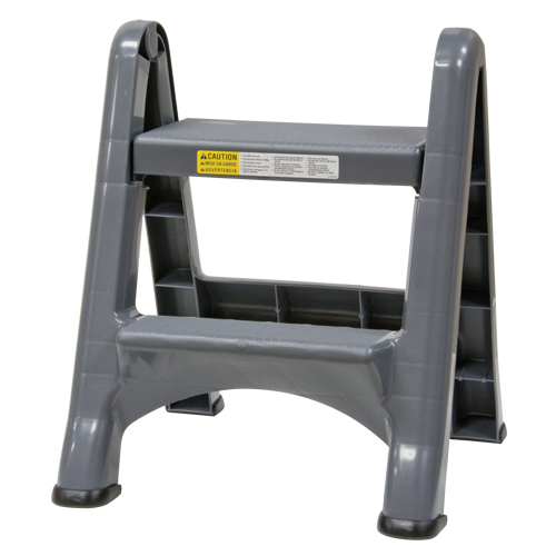 Folding Step Stool, 2 Steps, 19-1/2" x 20-1/2" x 22-3/4" High Infinity Industrial Services Inc.
