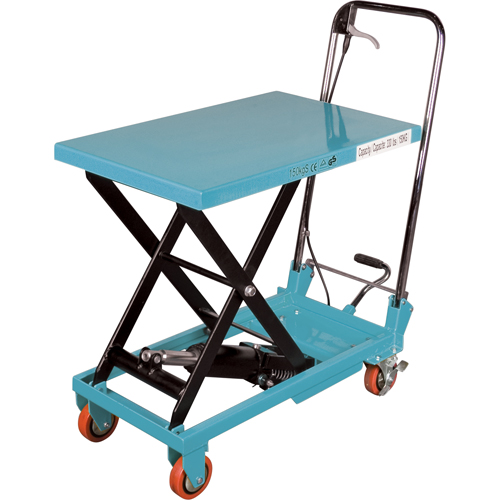 Table &eacute;l&eacute;vatrice robuste &agrave; ciseaux hydraulique, 27-1/2" lo x 17-3/4" la, Acier, Capacit&eacute; 330 lb Infinity Industrial Services Inc.