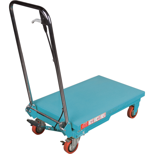 Table &eacute;l&eacute;vatrice robuste &agrave; ciseaux hydraulique, 27-1/2" lo x 17-3/4" la, Acier, Capacit&eacute; 330 lb Infinity Industrial Services Inc.