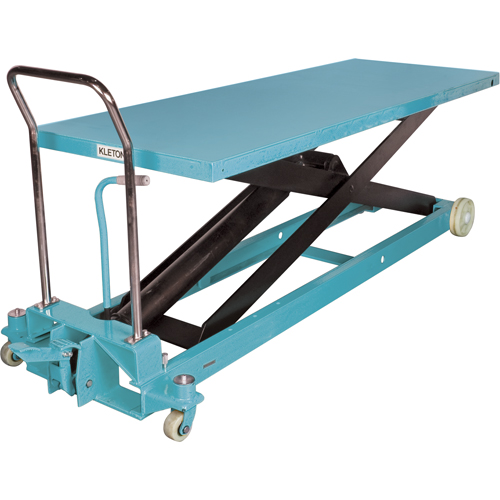 Heavy-Duty Hydraulic Scissor Lift Table, 80-1/8" L x 29-1/2" W, Steel, 2200 lbs. Capacity Infinity Industrial Services Inc.