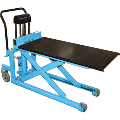 Chariots/tables hydrauliques pour palettes - Tables en option Infinity Industrial Services Inc.