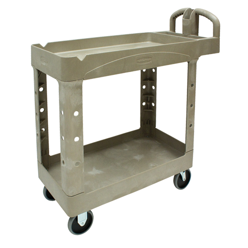 Heavy Duty Utility Cart - 4500-88, 2 Tiers, 17-1/8" x 33-1/4" x 39", 500 lbs. Capacity Infinity Industrial Services Inc.