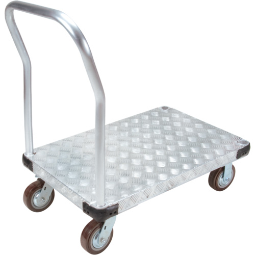 Aluminum Platform Truck, 24" W x 36" L, 3400 lbs. Cap., Polyurethane Wheels Infinity Industrial Services Inc.