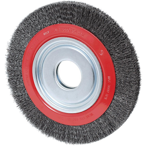 101K-5C Crimped Wire Wheel, 12" Dia., 0.02" Fill, 2" Arbor Infinity Industrial Services Inc.