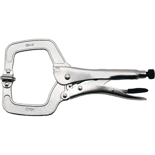 Super Heavy-Duty Locking C-Clamp with Swivel Pad, 11" (279 mm) Capacity Infinity Industrial Services Inc.