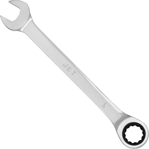 Non-Reversible Long Pattern Ratcheting Combination Wrench, 9 mm, Chrome Finish Infinity Industrial Services Inc.