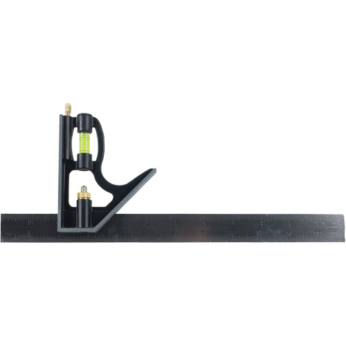 Combination Square, 12" L, Stainless Steel, Plain Infinity Industrial Services Inc.