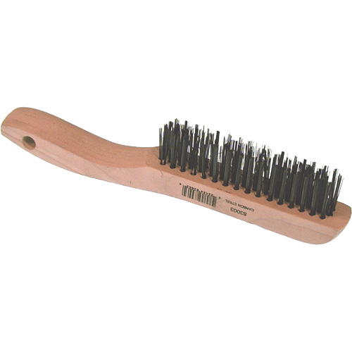 Brosse m&eacute;tallique &agrave; fils courts, Acier, 4 x 16 rangs de fils, Longueur 10" Infinity Industrial Services Inc.