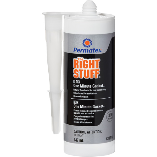 The Right Stuff&reg; Gasket Maker, Cartridge, Black Infinity Industrial Services Inc.