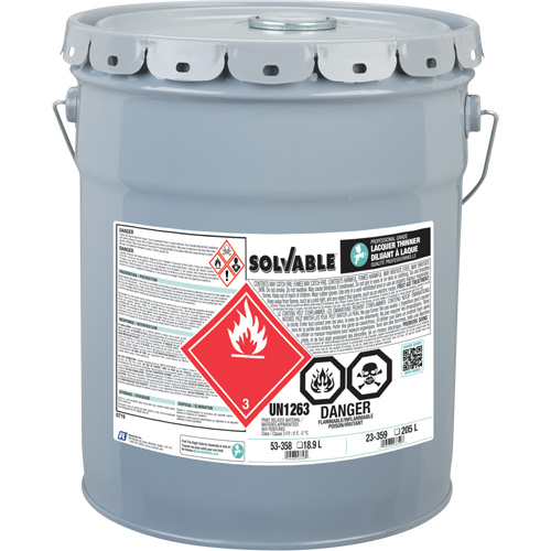 Diluant pour laque de calibre professionnel, Seau, 18,9 L Infinity Industrial Services Inc.