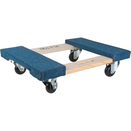 Socle roulant en bois dur &agrave; bouts avec tapis, Cadre en Bois, 18" la x 24" lo, Capacit&eacute; 900 lb Infinity Industrial Services Inc.