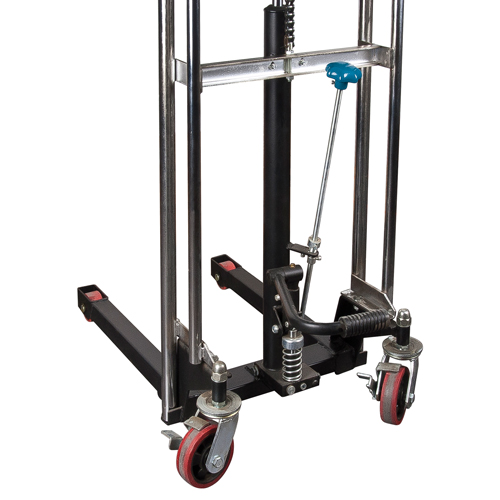 Hydraulic Platform Lift Stacker, Foot Pump Operated, 880 lbs. Capacity, 60" Max Lift Infinity Industrial Services Inc.