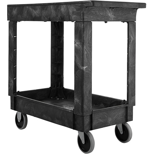 Flat Handle Utility Cart, 2 Tiers, 34" x 31-1/4" x 16", 500 lbs. Capacity Infinity Industrial Services Inc.