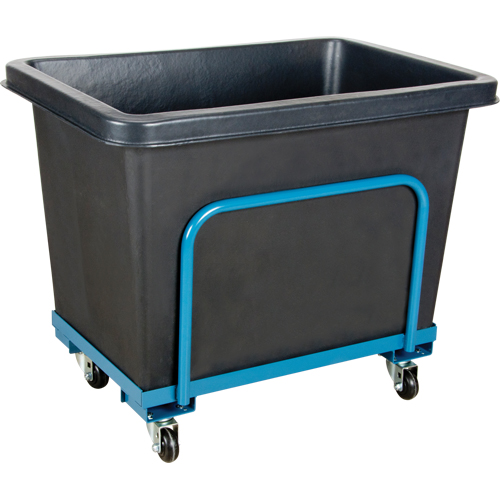 Chariot-caisse en &agrave; parois effil&eacute;es, Poly&eacute;thyl&egrave;ne, 39" lo x 27" la x 30" h, Volume 12 pi³, Capacit&eacute; 800 lb Infinity Industrial Services Inc.