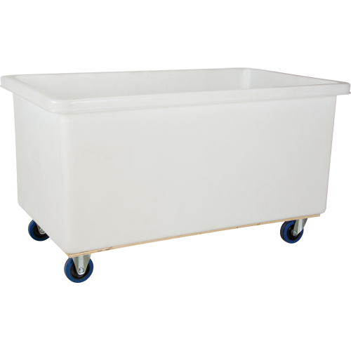 Straight Wall Box Truck, White Polyethylene, 51" L x 33" W x 39" H, 25 cu. Ft. Volume, 600 lbs. Capacity Infinity Industrial Services Inc.