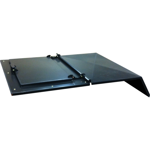 Steel Cover for Self-Dumping Hopper Infinity Industrial Services Inc.