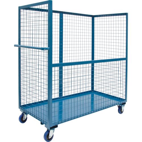 Chariot grillag&eacute; pour transport , Acier, 30" x 55" x 48", Capacit&eacute; 2400 lb Infinity Industrial Services Inc.