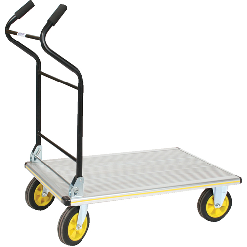 Folding Ergo-Handle Platform Truck, Aluminum, 660 lbs., 35-1/2" L x 24" W, 41" High Infinity Industrial Services Inc.