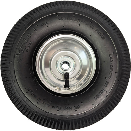 Replacement Pneumatic Tire for Hand Truck, 10" (254 mm), 350 lbs. Capacity Infinity Industrial Services Inc.