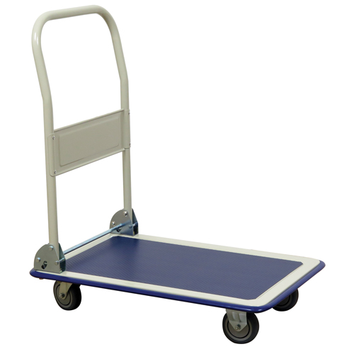 Folding Handle Platform Truck, Steel, 440 lbs., 29" L x 19" W, 32-1/2" High Infinity Industrial Services Inc.