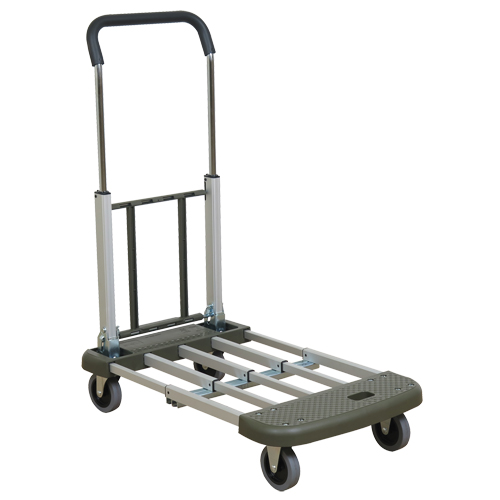 Telefolding Platform Truck, Aluminum, 330 lbs., 29-1/2" L x 17-1/2" W, 36-1/2" High Infinity Industrial Services Inc.