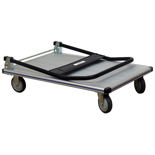 Folding Handle Platform Truck, Aluminum, 550 lbs., 35-1/2" L x 24" W, 35-1/2" High Infinity Industrial Services Inc.