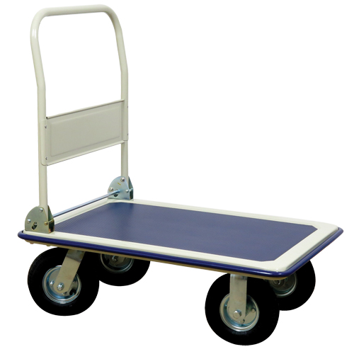 Chariot &agrave; plateforme avec poign&eacute;e pliante, Acier, 660 lb, 35" lo x 23" la, Hauteur 43,5" Infinity Industrial Services Inc.
