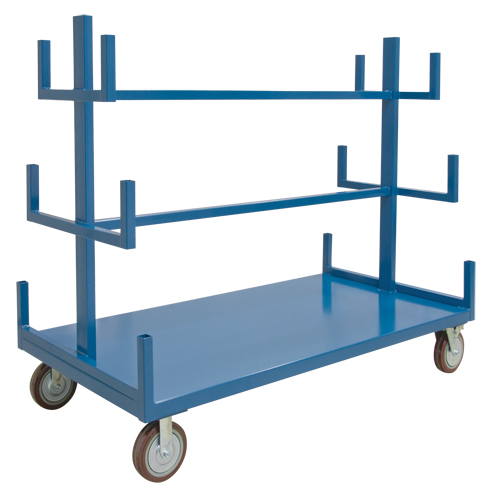 Support mobile pour tuyaux & barres, Acier, 48" la x 36" p x 60" h, Capacit&eacute; de 3000 lb Infinity Industrial Services Inc.