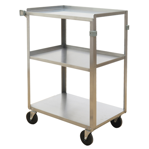 Chariots &agrave; tablette, 3 Tiers, 15-3/4" la x 32" h x 24" p, Capacit&eacute; 500 lb Infinity Industrial Services Inc.