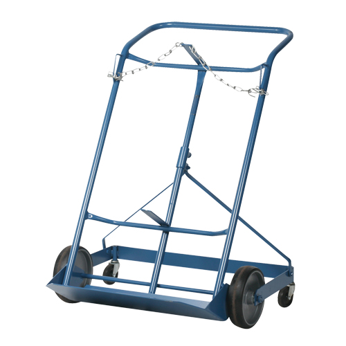 Chariot professionnel CC-2 pour deux bouteilles de gaz, Roues Caoutchouc moul&eacute;, Base de 16-7/8" la x 7-1/4" lo, 500 lb Infinity Industrial Services Inc.