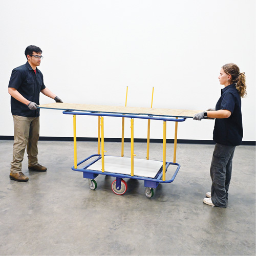 Chariot horizontal pour panneaux, 63-7/16" x 28-1/2" x 40-15/16", Capacit&eacute; 2000 lb Infinity Industrial Services Inc.