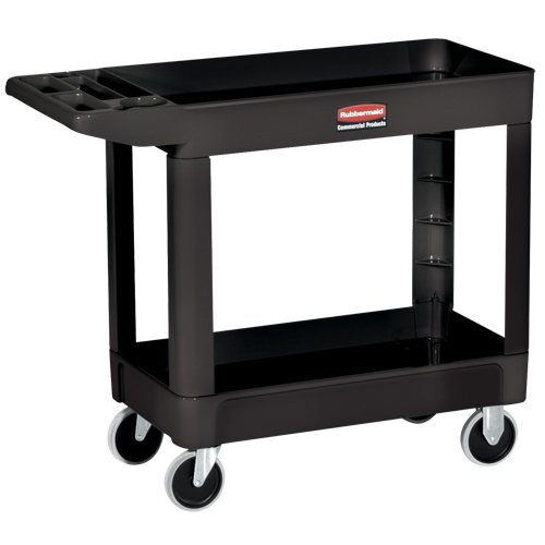 Heavy-Duty Utility Cart - 4520-89, 2 Tiers, 25-7/8" x 33-1/4" x 45-1/4", 500 lbs. Capacity Infinity Industrial Services Inc.