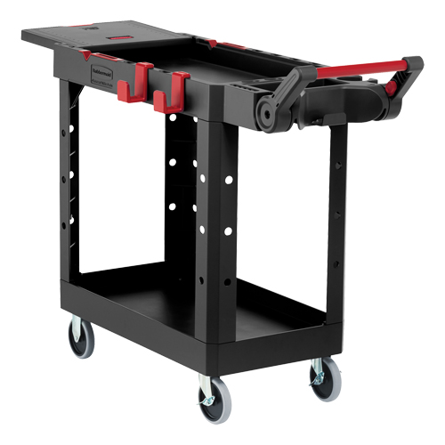 Heavy-Duty Adaptable Utility Cart, 2 Tiers, 17-3/4" x 36" x 46-1/5", 500 lbs. Capacity Infinity Industrial Services Inc.