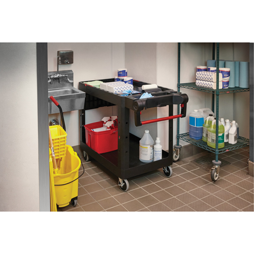 Heavy-Duty Adaptable Utility Cart, 2 Tiers, 17-3/4" x 36" x 46-1/5", 500 lbs. Capacity Infinity Industrial Services Inc.