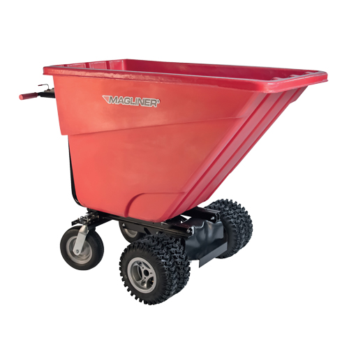 Chariot &agrave; bascule motoris&eacute;, Capacit&eacute; 13.5 cu.ft., 45" h x 33-1/2" la x 68" p Infinity Industrial Services Inc.