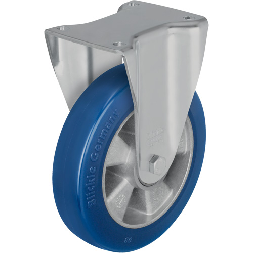 Heavy-Duty Plate Caster, Rigid, 7-7/8" (200 mm), Polyurethane, 1540 lbs. (700 kg.) Infinity Industrial Services Inc.