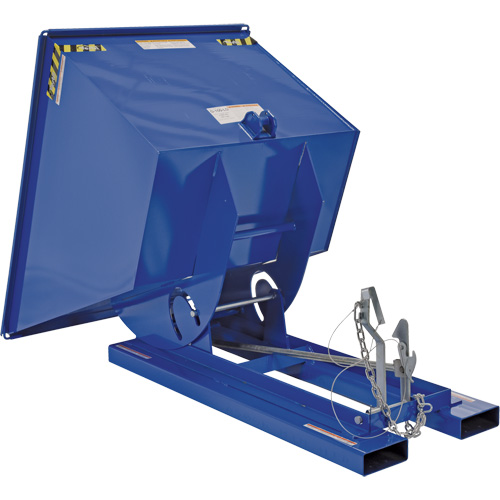 Self-Dumping Hopper, Steel, 1 cu.yd., Blue Infinity Industrial Services Inc.