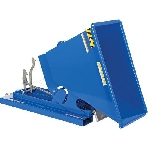Self-Dumping Hopper, Steel, 1/3 cu.yd., Blue Infinity Industrial Services Inc.
