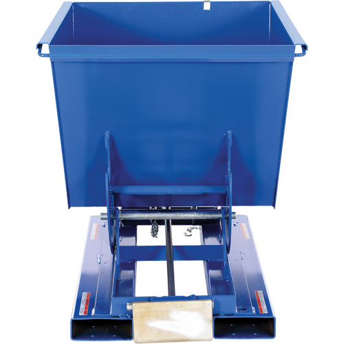 Self-Dumping Hopper, Steel, 1/2 cu.yd., Blue Infinity Industrial Services Inc.
