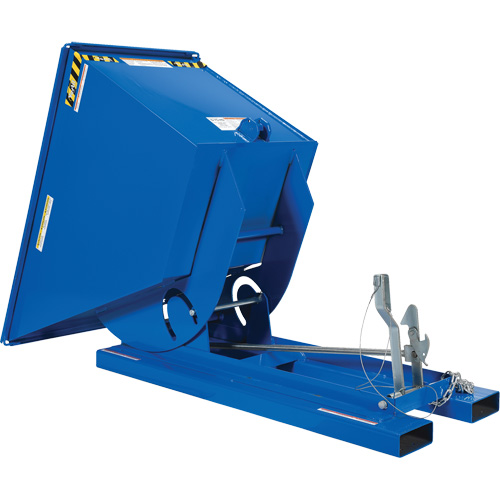 Self-Dumping Hopper, Steel, 3/4 cu.yd., Blue Infinity Industrial Services Inc.