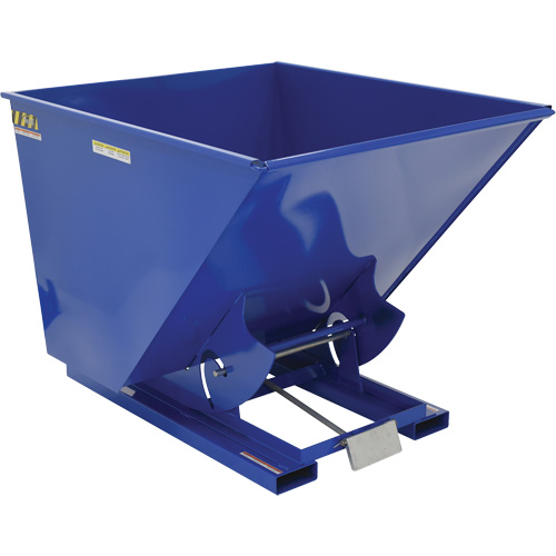Self-Dumping Hopper, Steel, 2 cu.yd., Blue Infinity Industrial Services Inc.
