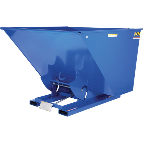 Self-Dumping Hopper, Steel, 2-1/2 cu.yd., Blue Infinity Industrial Services Inc.